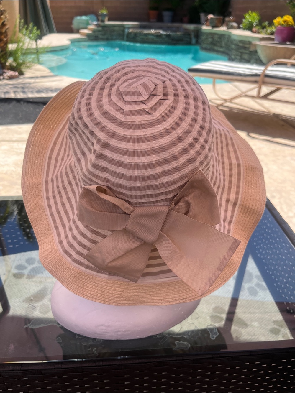 NWT Bucket Ribbon Sun Hat